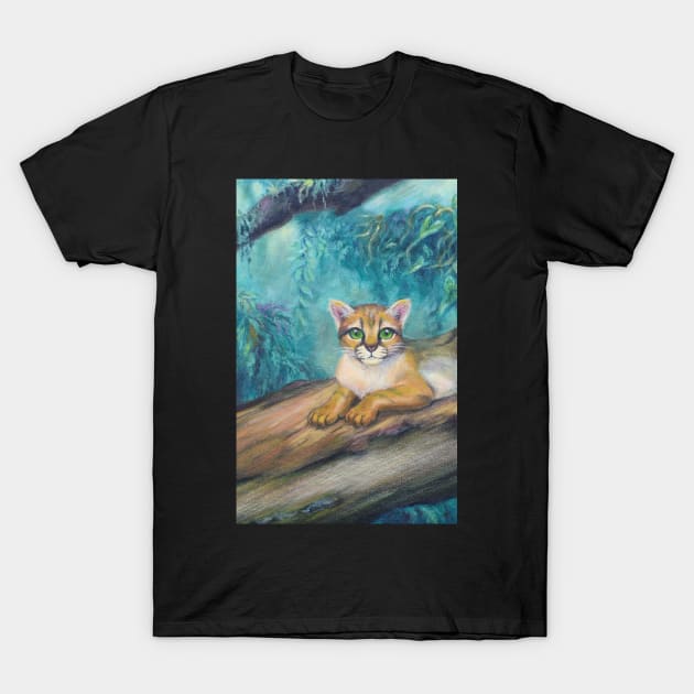 Jungle Cat T-Shirt by AnimalWhimsy